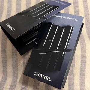 SET OF TWO Chanel black mascara Le Volume de Chanel NOIR mini travel size